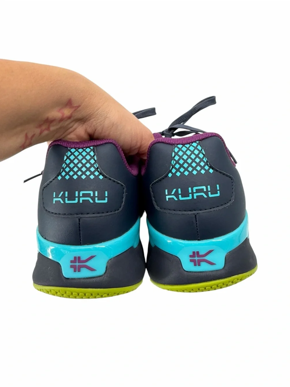 Kuru Women's QUANTUM 2 Electric Grape-Midnight Blue 2.0 Size 10 Wide